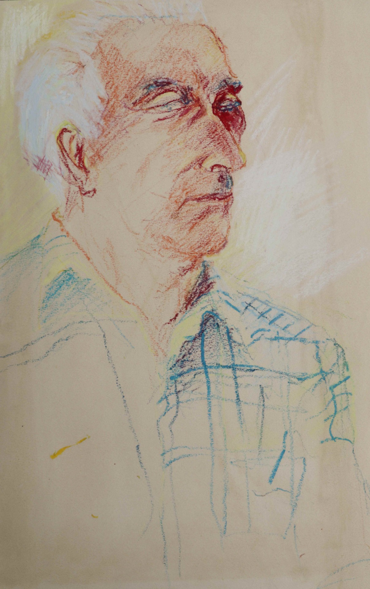 'Jannis', pastel/vetkrijt tekening