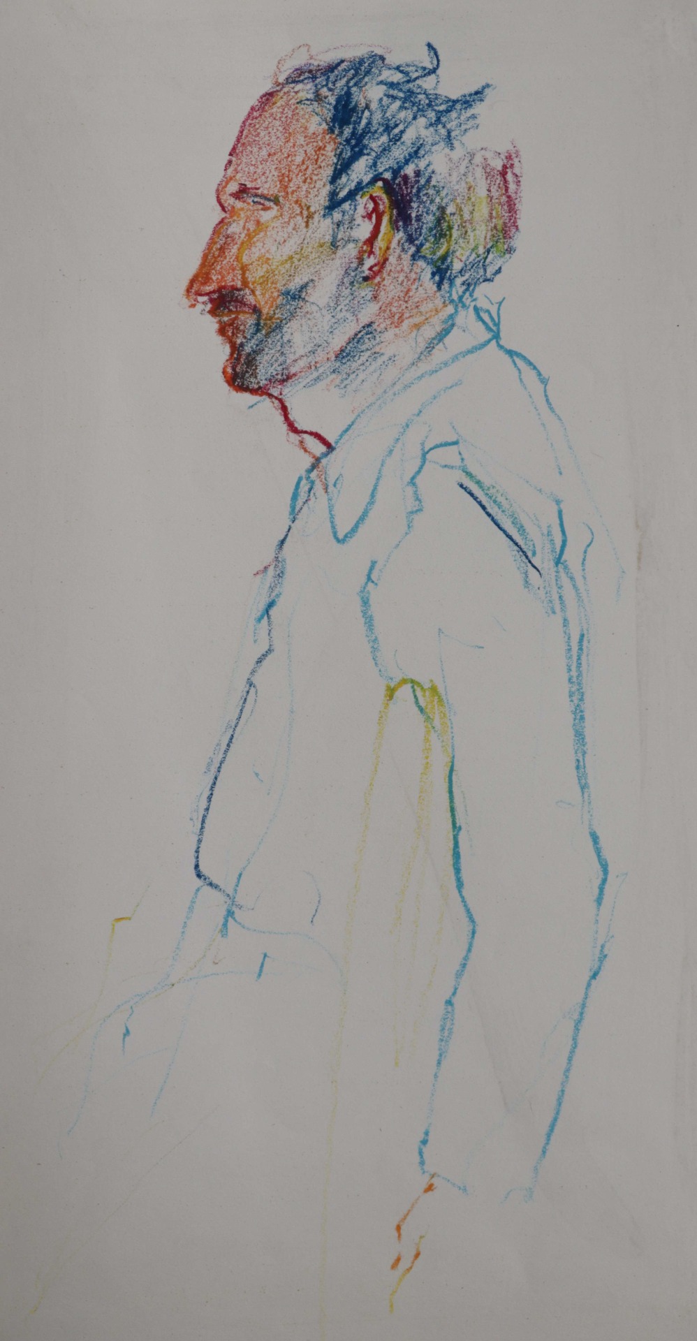 # 'Griek 1',  pastel/vetkrijt tekening