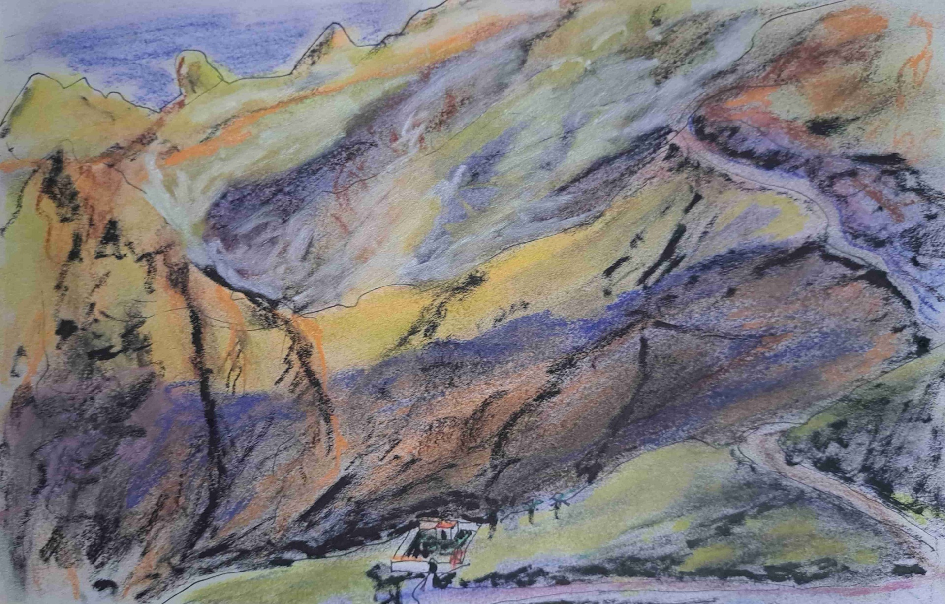 'La Gomera 2', gemengde techniek