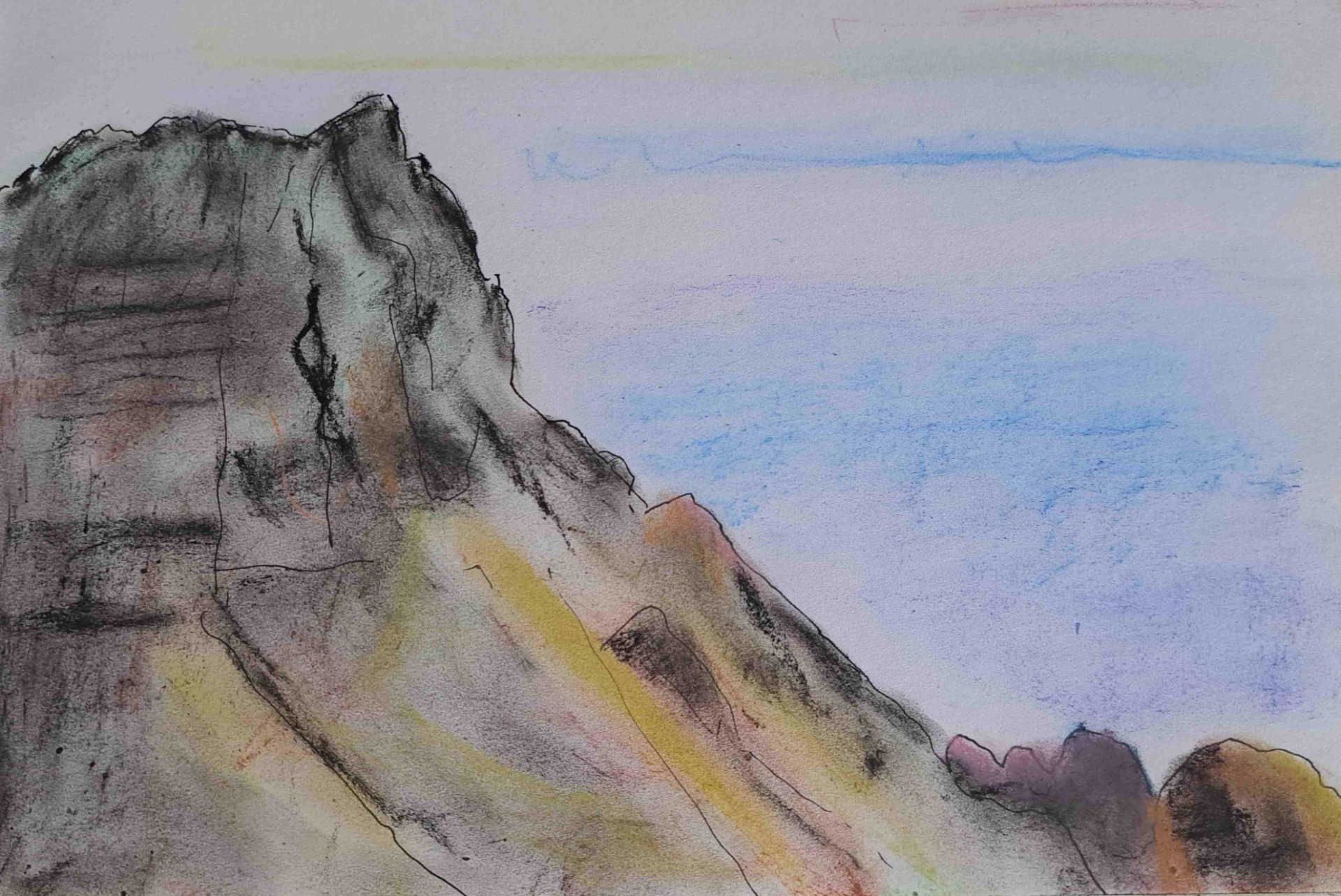 'La Gomera 3', gemengde techniek